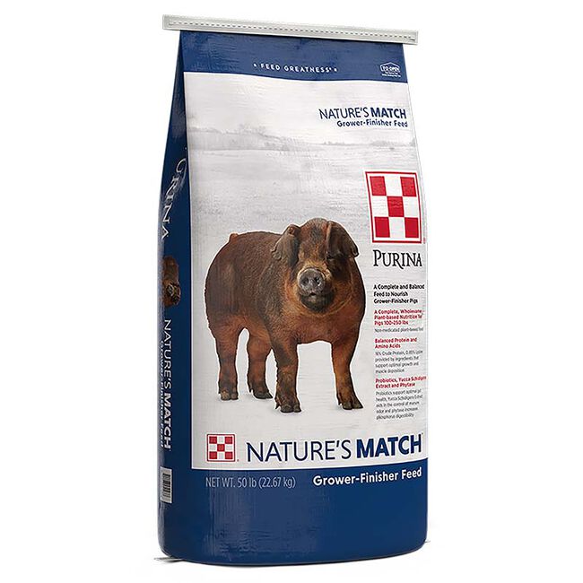 Purina Mills Nature&rsquo;s Match Swine Grower-Finisher image number null