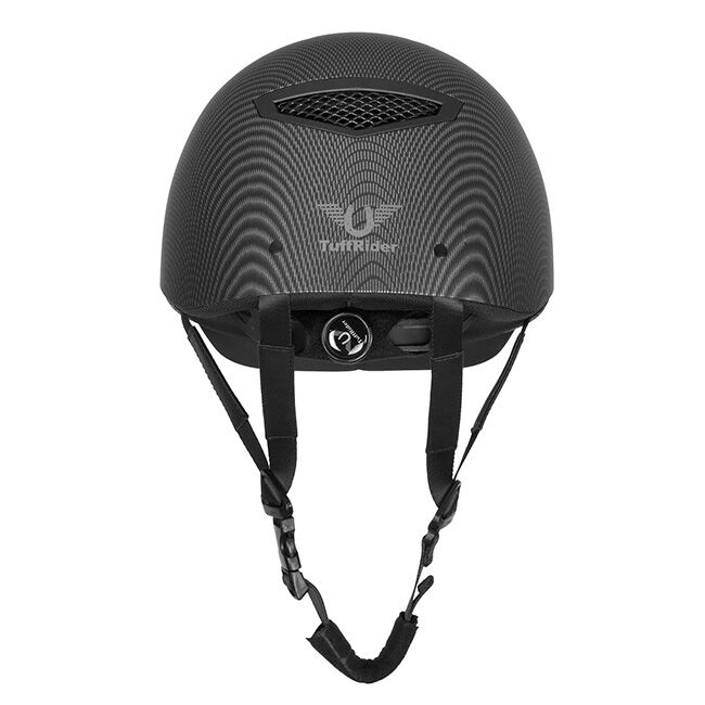 TuffRider Starter CarbonFiber Print Helmet - Black image number null