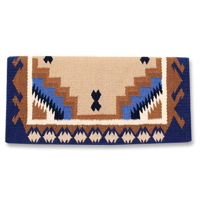 Mayatex Haymaker Saddle Blanket Sand/Royal image number null