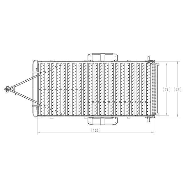 Karavan 6' x 12' Steel Floor Utility Trailer image number null