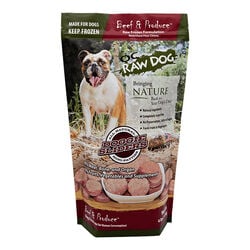 OC Raw Frozen Raw Dog Food Mini Patties - Beef & Produce Recipe