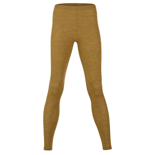 Engel Women's 100% Merino Wool Leggings - Saffron Melange image number null