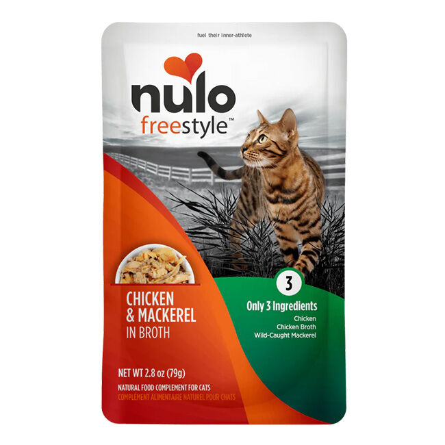 Nulo FreeStyle Meaty Topper for Cats - Chicken & Mackerel in Broth - 2.8 oz image number null