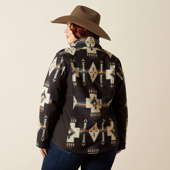 Ariat Women's Logo Softshell Print Jacket - Thornstone Print image number null