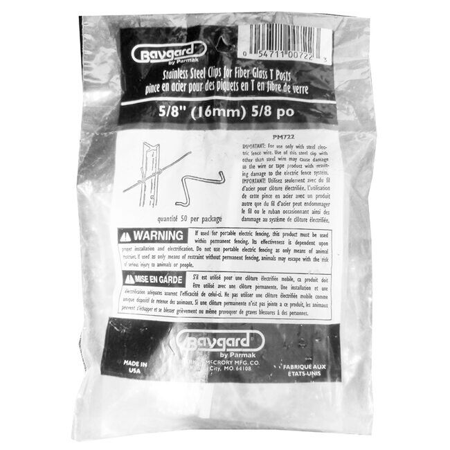 Baygard #722 T-Post Clips  image number null