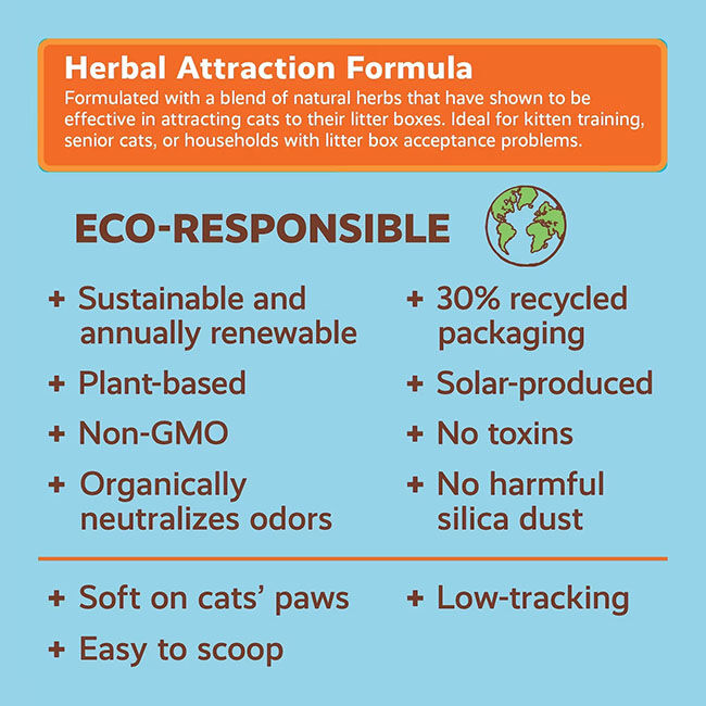 Naturally Fresh Herbal Attraction Clumping Walnut Shell Cat Litter image number null