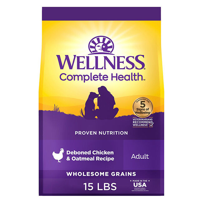 Wellness Complete Health Dog Food - Deboned Chicken & Oatmeal Recipe image number null