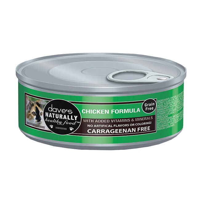 Dave s Pet Food Naturally Healthy Cat Food Chicken Formula 5.5 oz The Cheshire Horse