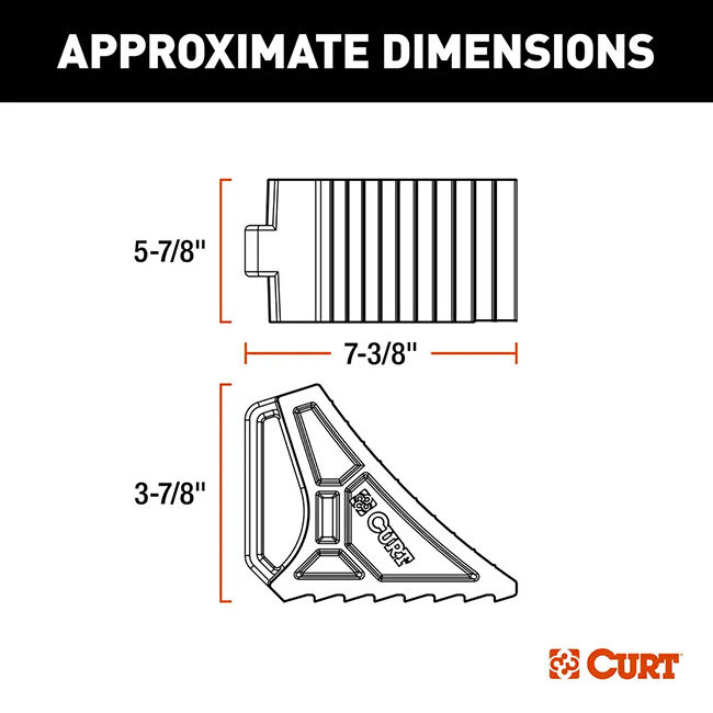 CURT HD Wheel Chock image number null