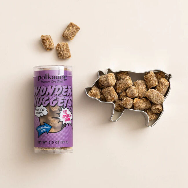 Polkadog Wonder Nuggets Dog Treats - Apple & Pork image number null
