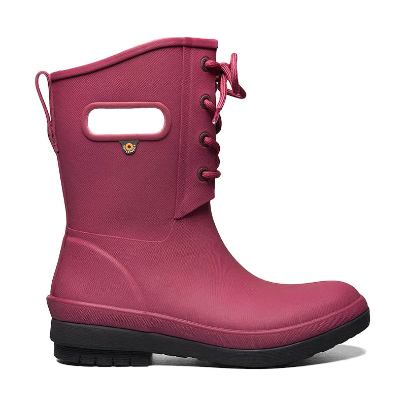Bogs Women s Amanda Lace II Insulated Rain Boots Berry