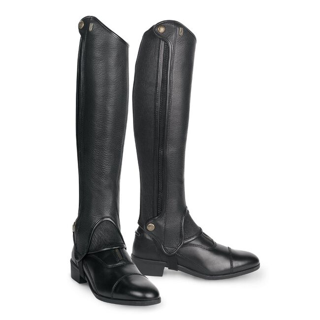 Tredstep DeLuxe Leather Half Chaps  Black image number null