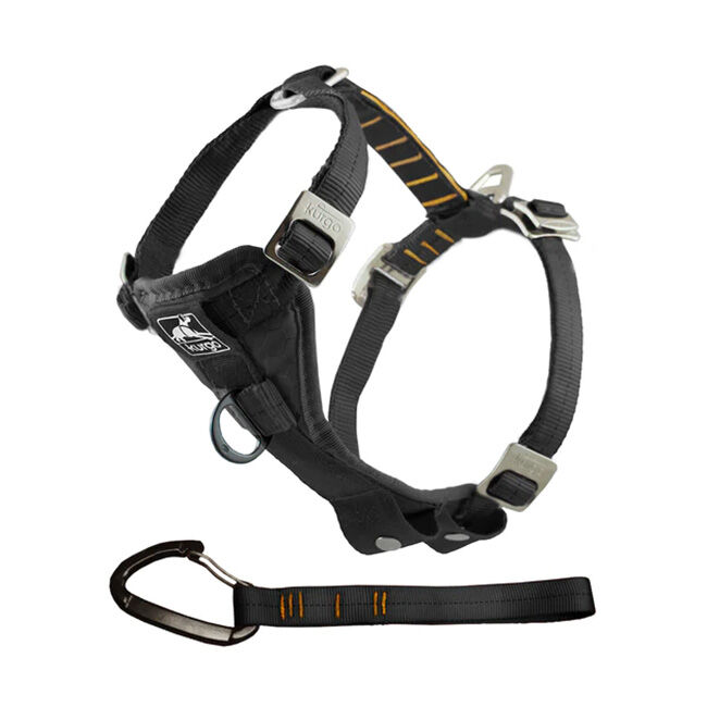 Kurgo Enhanced Strength Tru-Fit Dog Car Harness - Black image number null