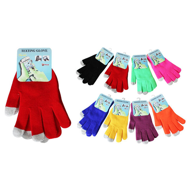 Diamond Visions Stretch Texting Gloves - Assorted Colors image number null