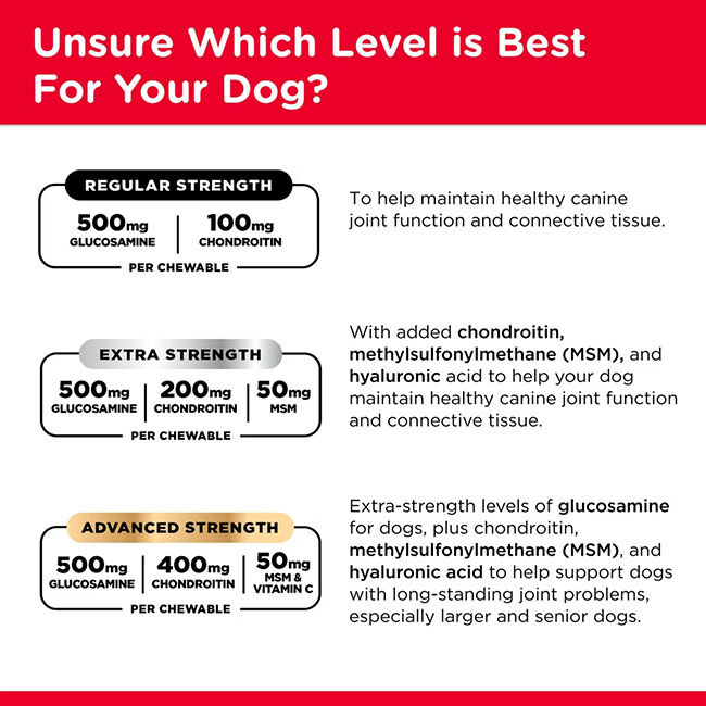 Nutri-Vet Advanced Strength Hip & Joint Chewables for Dogs image number null