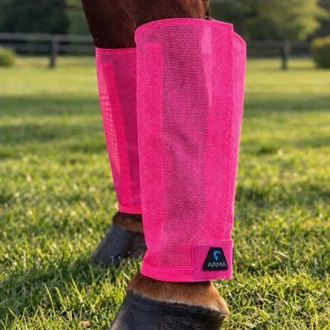 Shires ARMA Mesh Fly Boots - Pink image number null