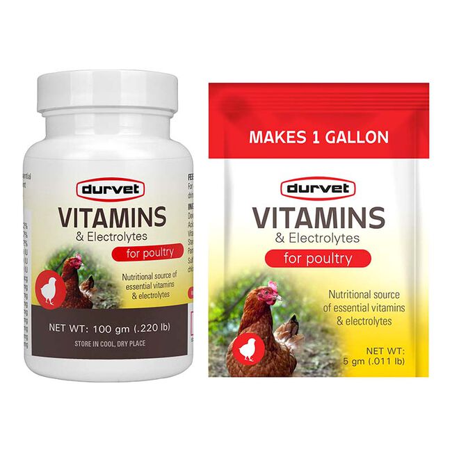 Durvet Vitamins & Electrolytes for Poultry image number null