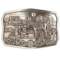 Nocona Praying Cowboy Belt Buckle