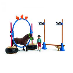 Schleich Pony Agility Race Toy