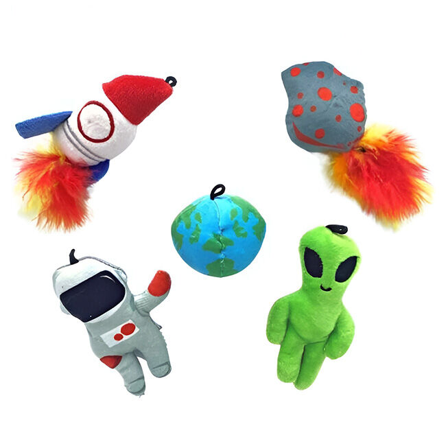FabCat Outer Space Cat Toys - Assorted Designs image number null
