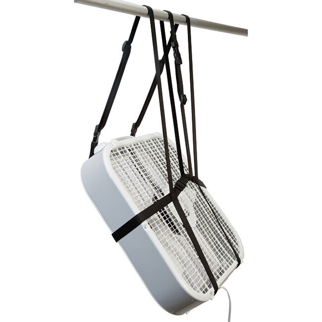 Weaver Livestock Adjustable Box Fan Holder - Black image number null