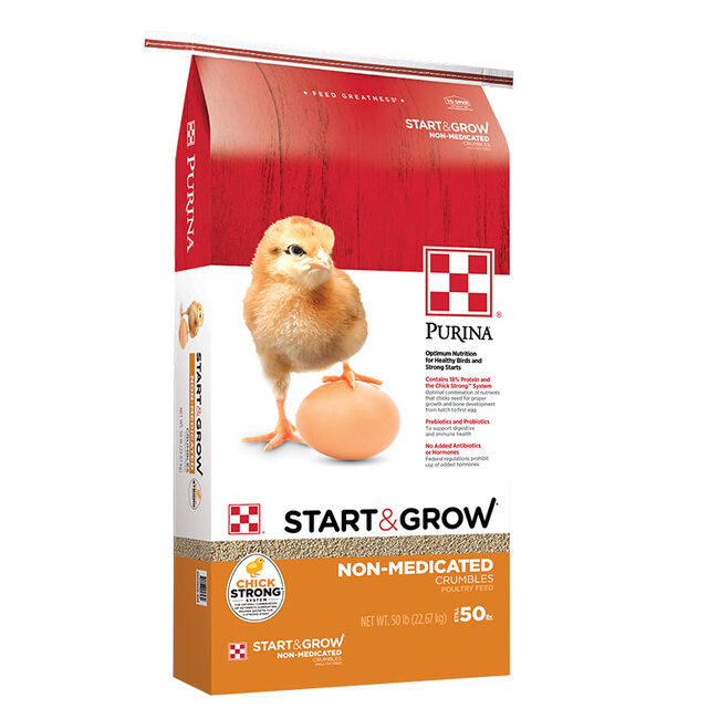 Purina Start & Grow Non-Medicated Chick Feed image number null