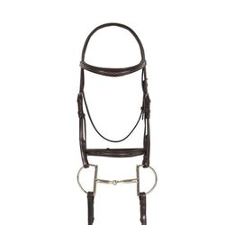 Ovation Breed Collection Fancy Stitched Raised Padded Bridle