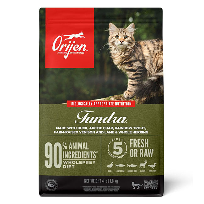 ORIJEN Tundra Freeze-Dried Cat Food image number null