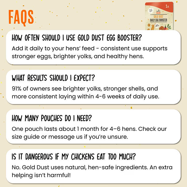 Roosty's Gold Dust - Daily Egg Booster - 1 lb image number null