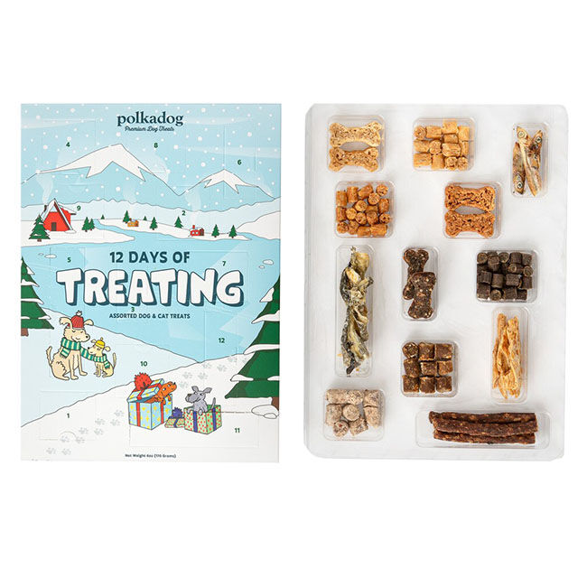 Polkadog 12 Days of Treating Advent Calendar image number null
