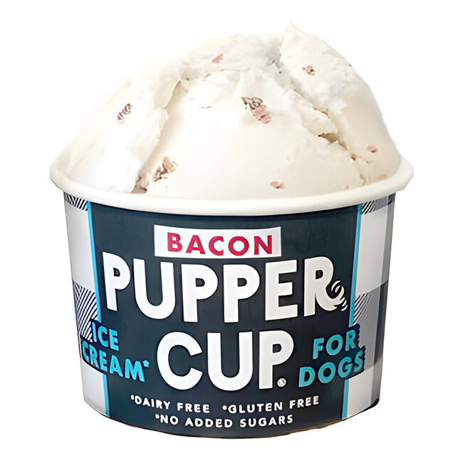 Pupper Cup Ice Cream for Dogs - Bacon - 3 oz image number null