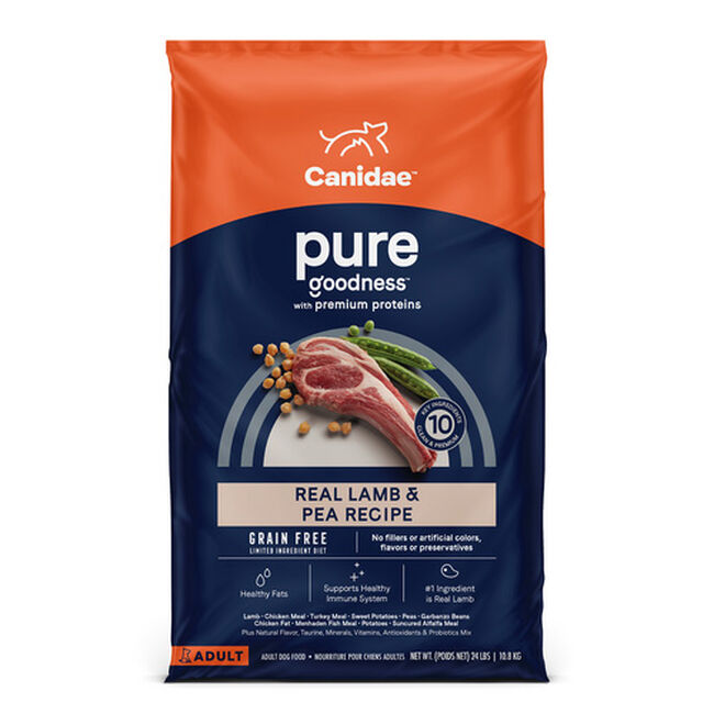Canidae PURE Limited Ingredient Dog Food - Lamb & Pea Recipe - 22 lb image number null