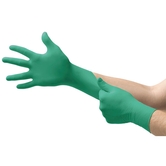 Ansell TouchNTuff 92-500 Disposable Nitrile Gloves image number null