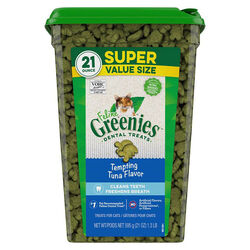 Greenies Feline Dental Treats - Tempting Tuna Flavor