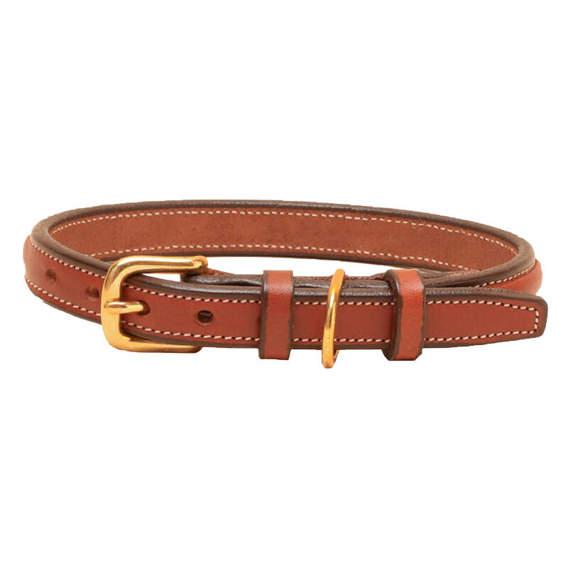Tory leather 2025 dog collar