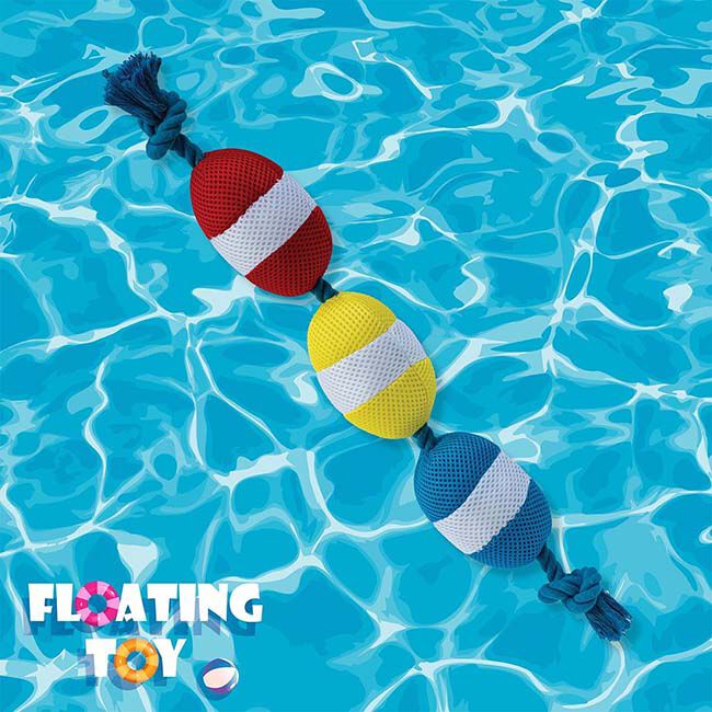 Territory Floating Tug Dog Toy - Buoys image number null
