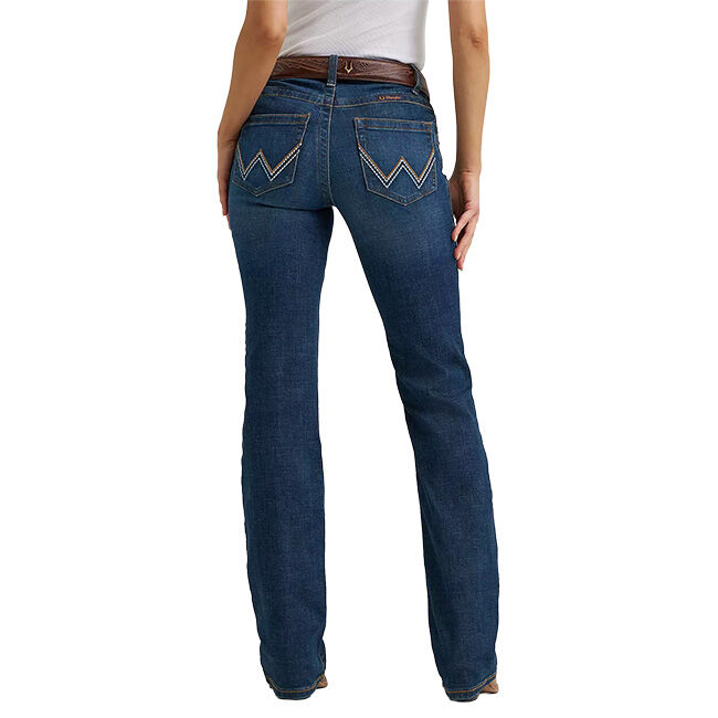 Wrangler Women's Ultimate Riding Jean Willow Mid-Rise Bootcut - Lovette image number null