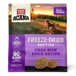 ACANA Freeze-Dried Raw Dog Food Patties - Free-Run Duck Recipe - 14 oz