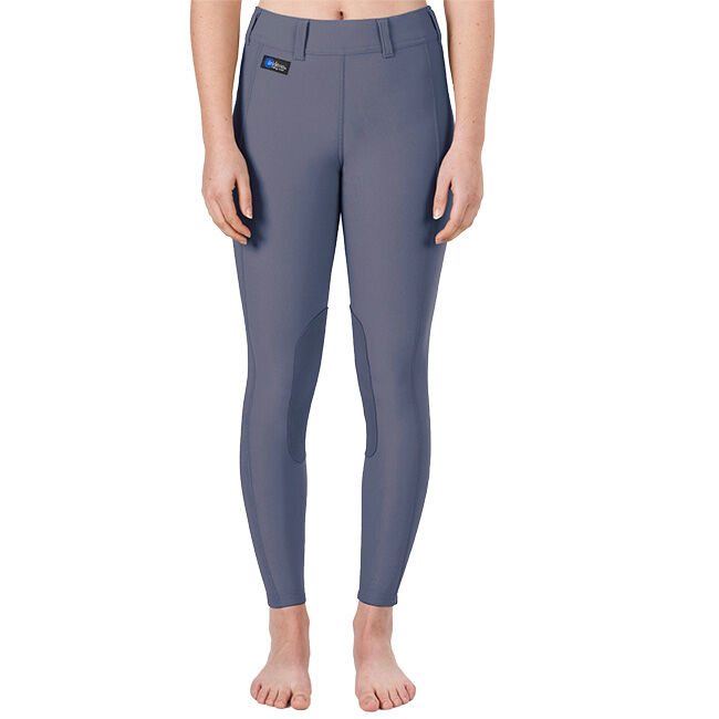 Irideon Kids' Issential Knee Patch Tights - Bluestone image number null