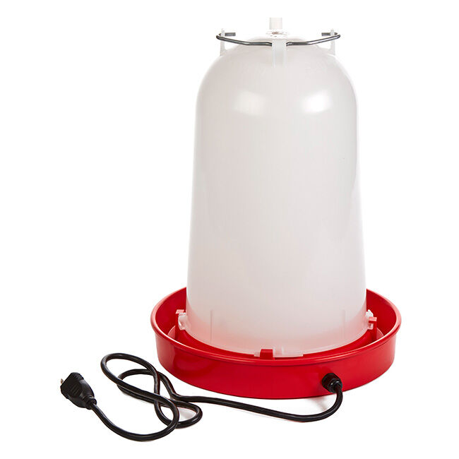 API Heated Poultry Waterer - 3-Gallon Capacity image number null