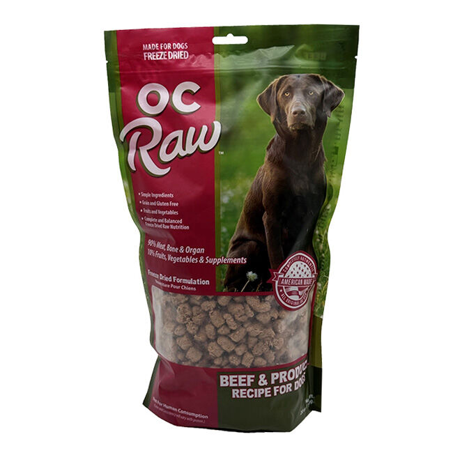 OC Raw Freeze-Dried Raw Meaty Rox Dog Food - Beef & Produce Recipe image number null