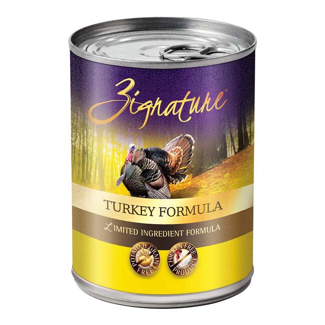 Zignature Wet Dog Food - Turkey Formula - 13 oz image number null