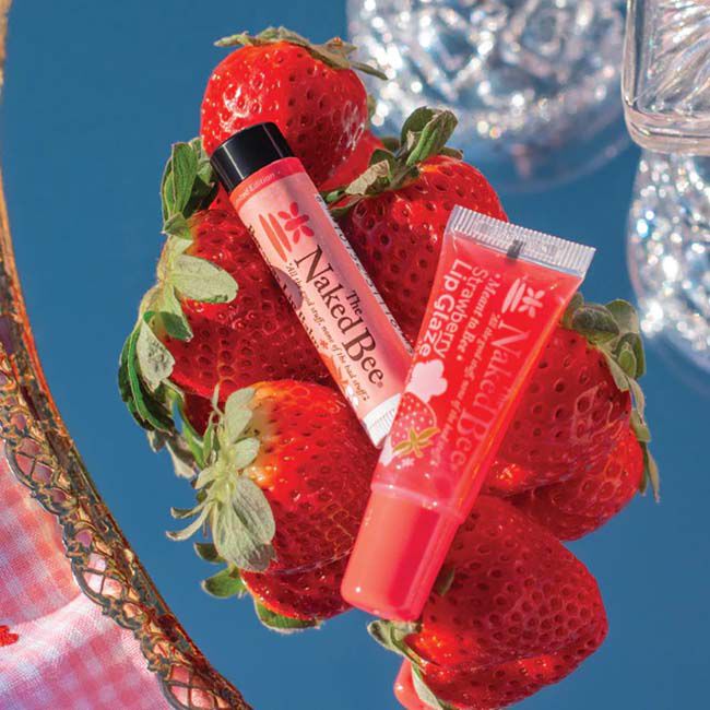 Naked Bee Strawberry Lip Care Duo image number null