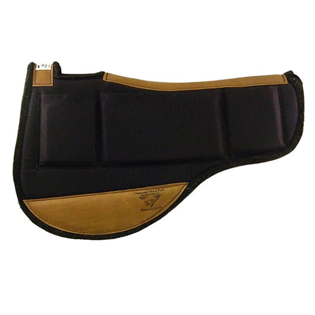 Diamond Wool Round Barrel Contoured Relief Wool Shim Pad image number null