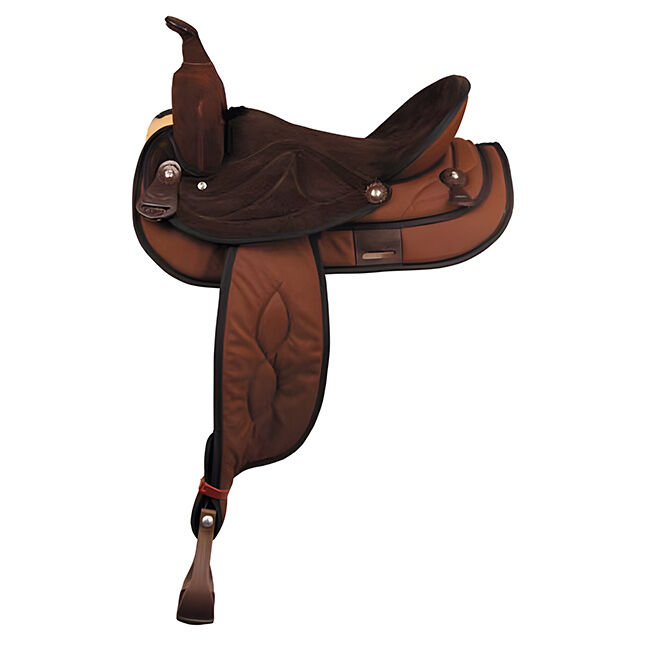 Big Horn Synthetic Western Saddle Brown image number null