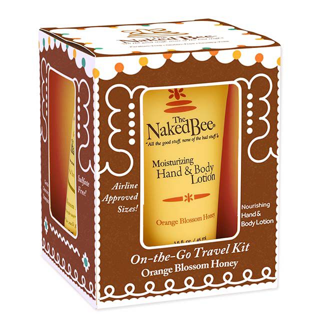 Naked Bee Gingerbread On-the-Go Travel Kit - Orange Blossom Honey image number null