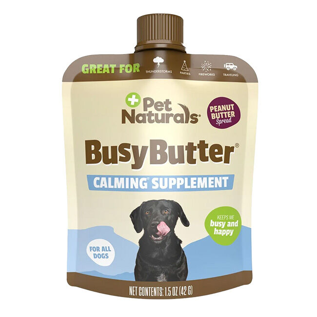 Pet Naturals of Vermont BusyButter - Calming Supplement - 1.5 oz image number null