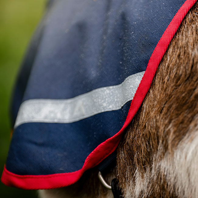 Horseware Goat Coat (200g Medium) - Navy/Red image number null