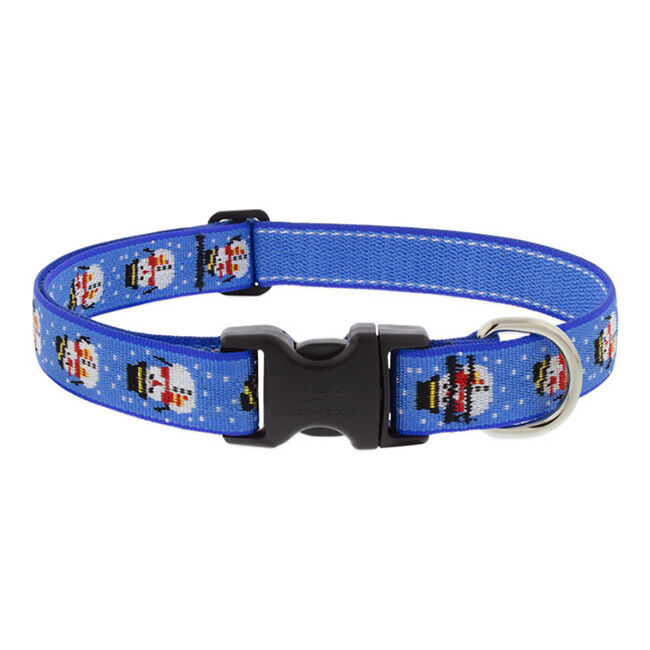 Lupine Pet Holiday Designs Dog Collar - Snowville image number null