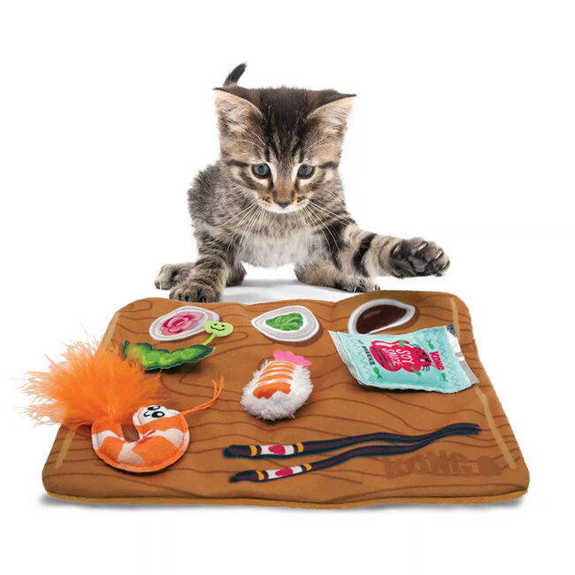 KONG Pull-A-Partz Sushi Cat Toy image number null